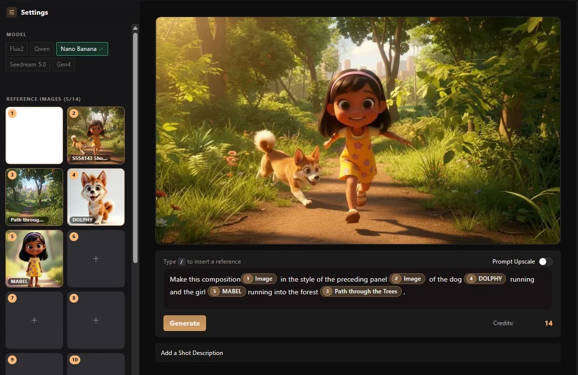 Asset assignment panel