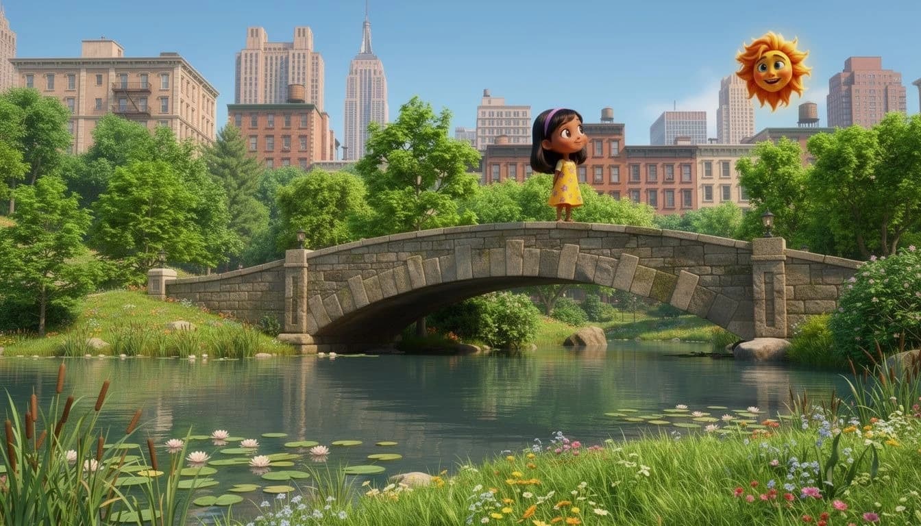 Narrative animation scene