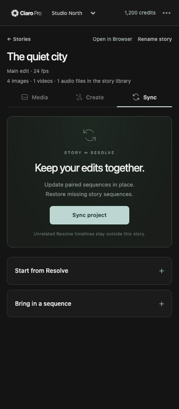 Sync · Current plugin interface · example story