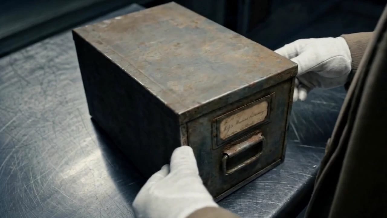 Archival-style frame — expedition atmosphere and period texture