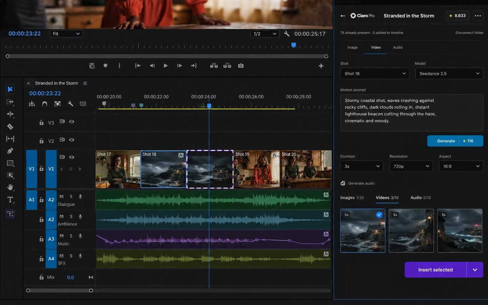 Generate video