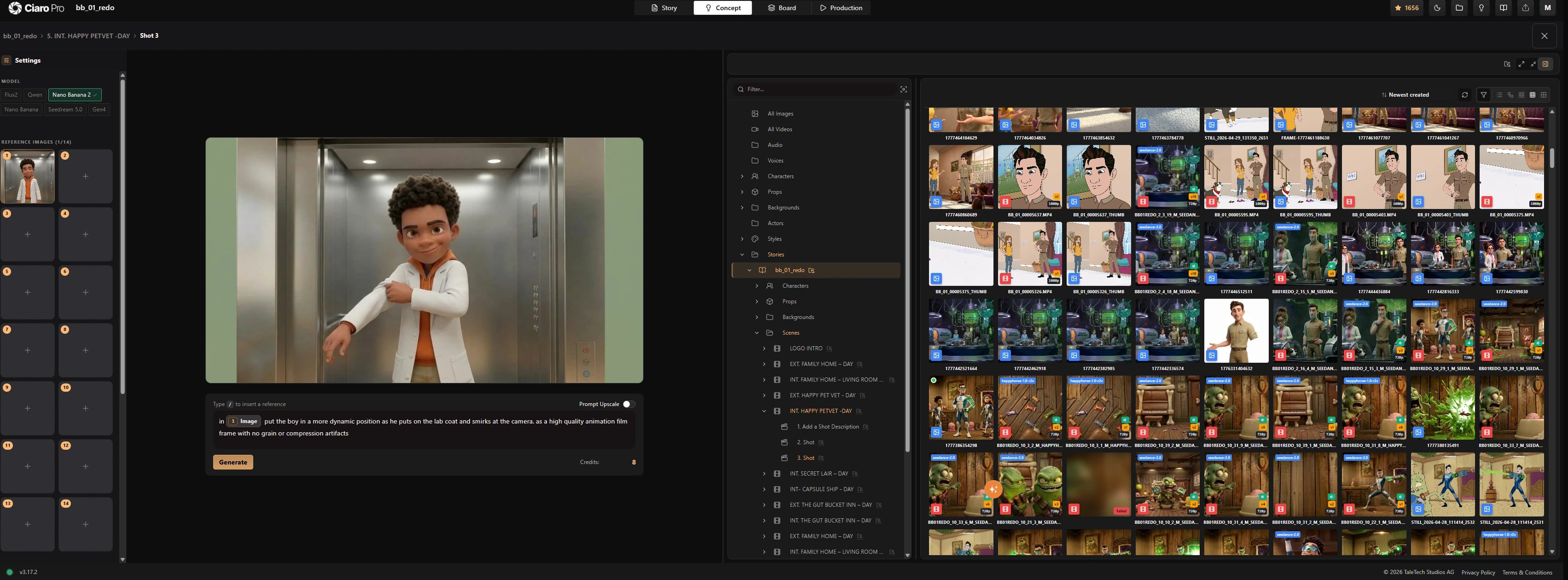 Ciaro Pro digital asset management software for film and animation studios