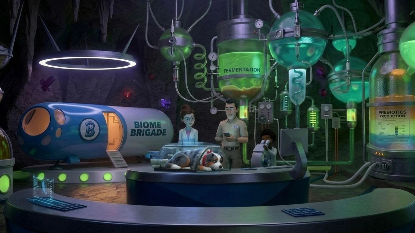Biome Brigade AI short film production still from Ciaro Pro