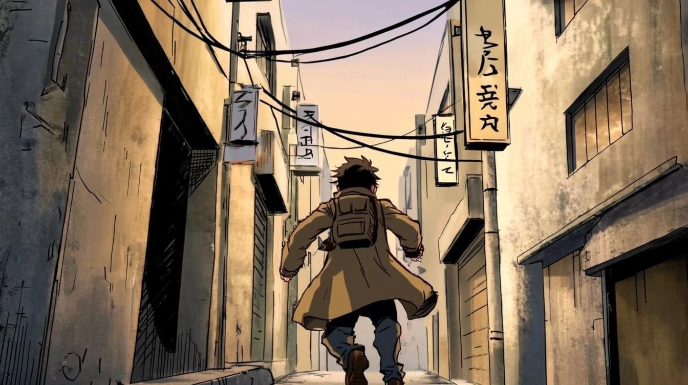 Narrative animation scene