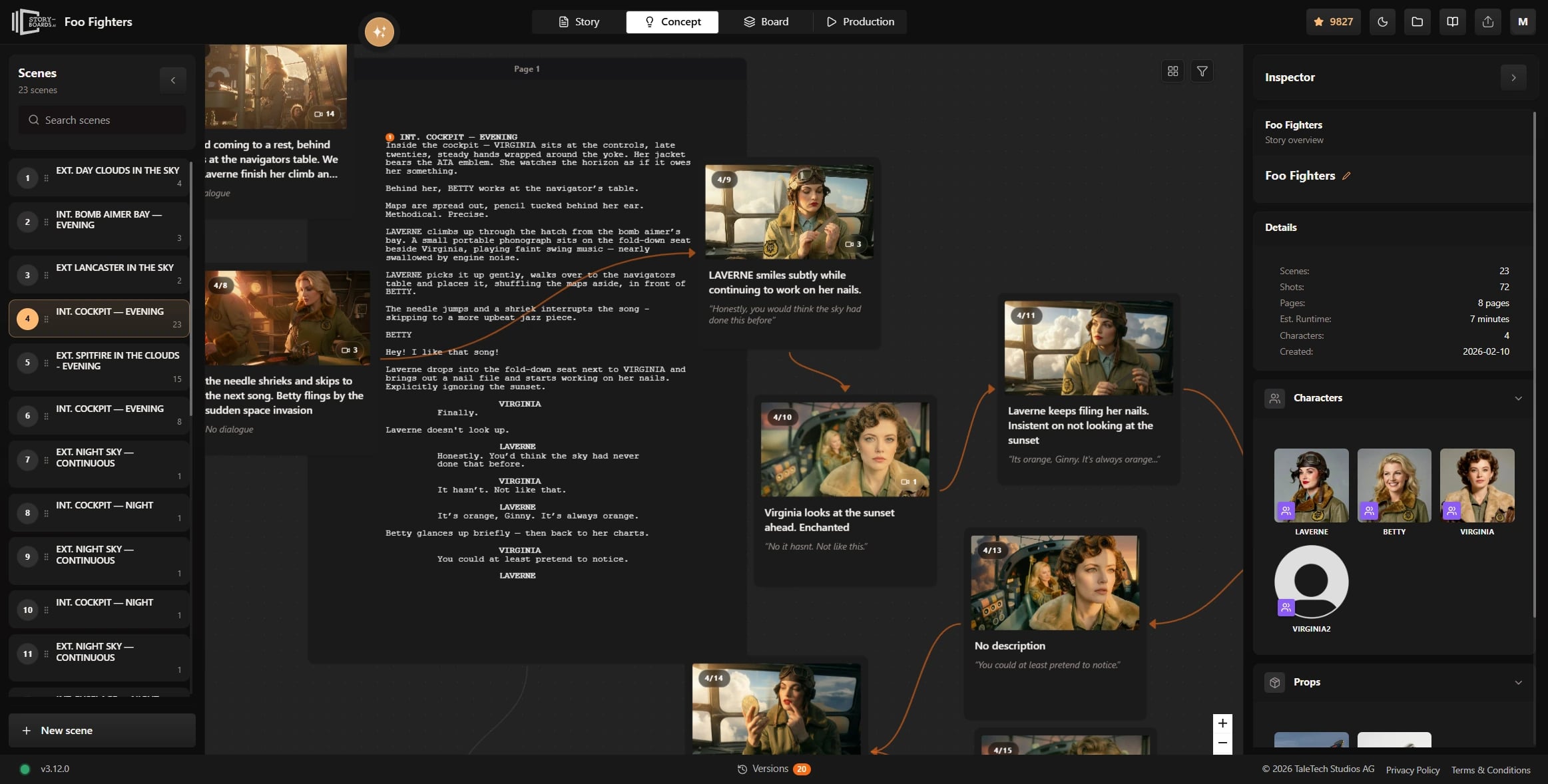 Shot concepting workflow sa Ciaro Pro