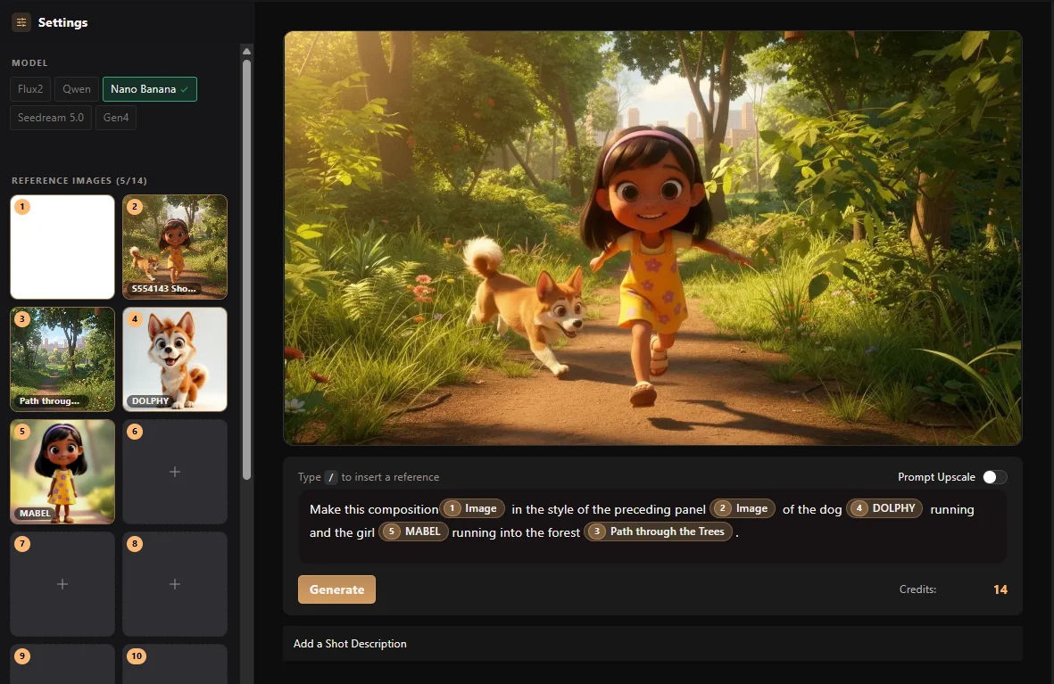 Asset assignment panel